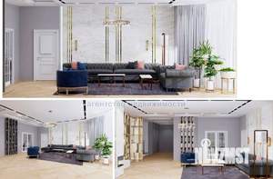 Коттедж 828м², 3-этажный, участок 25 сот.  