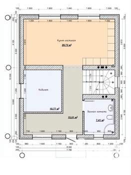 Коттедж 140м², 2-этажный, участок 5 сот.  