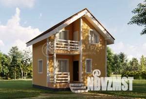 Дом 70м², 2-этажный, участок 4 сот.  