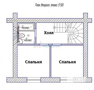 Таунхаус 90м², 3-этажный, участок 2 сот.  