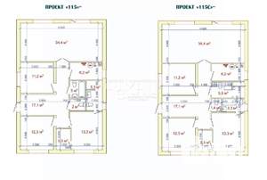 Дом 115м², 1-этажный, участок 7 сот.  