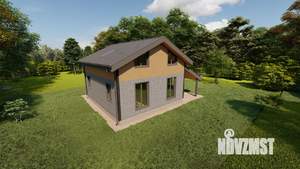 Коттедж 126м², 2-этажный, участок 4 сот.  