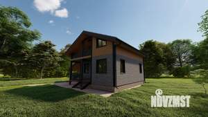 Коттедж 126м², 2-этажный, участок 5 сот.  