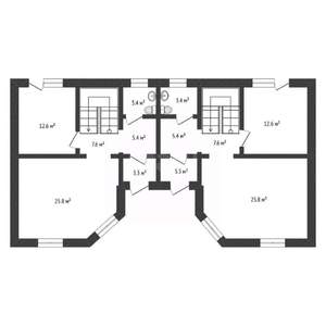 Дом 540м², 2-этажный, участок 12 сот.  