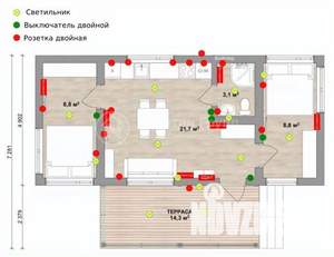 Дом 57м², 1-этажный, участок 5 сот.  