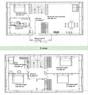 Дом 160м², 2-этажный, участок 5 сот.  