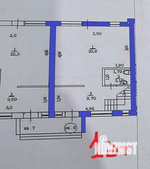 Таунхаус 65м², 2-этажный, участок 1 сот.  