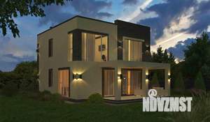 Дом 143м&sup2;, 2-этажный, участок 2 сот.  