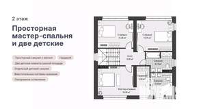 Дом 121м², 2-этажный, участок 2 сот.  