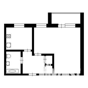 1-к квартира, на длительный срок, 36м2, 2/9 этаж