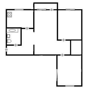 3-к квартира, на длительный срок, 59м2, 5/5 этаж
