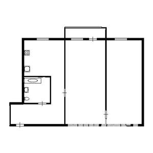 2-к квартира, на длительный срок, 46м2, 7/9 этаж