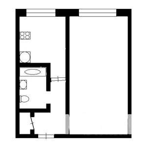 1-к квартира, на длительный срок, 31м2, 5/5 этаж