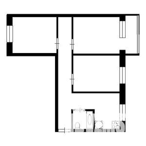 3-к квартира, на длительный срок, 64м2, 8/9 этаж