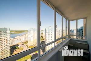 1-к квартира, посуточно, 44м2, 18/23 этаж