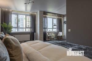 Студия квартира, посуточно, 41м2, 7/25 этаж