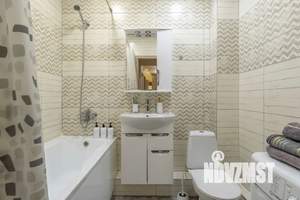 1-к квартира, посуточно, 44м2, 24/25 этаж