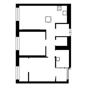 3-к квартира, на длительный срок, 63м2, 2/9 этаж