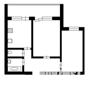 2-к квартира, на длительный срок, 52м2, 3/10 этаж