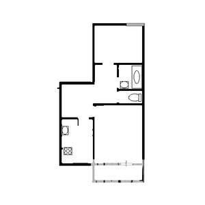 2-к квартира, на длительный срок, 52м2, 4/5 этаж