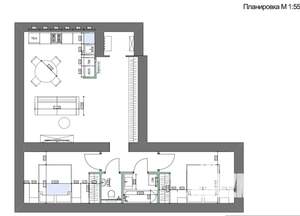 3-к квартира, посуточно, 67м2, 1/9 этаж