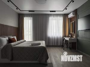1-к квартира, посуточно, 43м2, 1/1 этаж