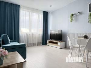 1-к квартира, посуточно, 51м2, 18/22 этаж