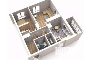 2-к квартира, посуточно, 53м2, 11/21 этаж