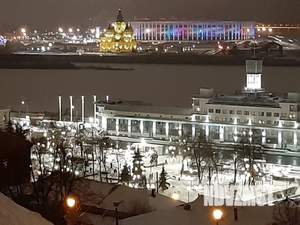 Студия квартира, посуточно, 40м2, 4/5 этаж