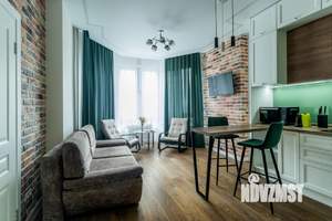 1-к квартира, посуточно, 44м2, 1/1 этаж