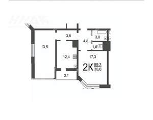 2-к квартира, на длительный срок, 60м2, 27/27 этаж