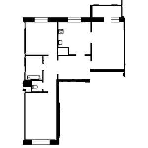 3-к квартира, на длительный срок, 82м2, 4/17 этаж