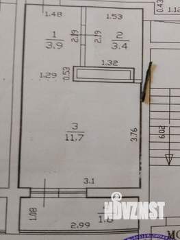 Студия квартира, на длительный срок, 22м2, 3/17 этаж