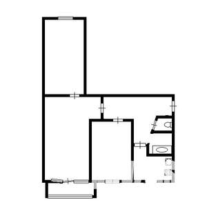 3-к квартира, на длительный срок, 63м2, 2/5 этаж
