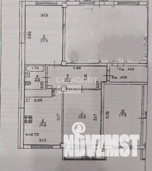 2-к квартира, на длительный срок, 62м2, 4/6 этаж