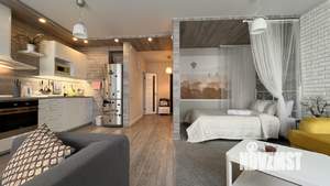 1-к квартира, посуточно, 51м2, 1/1 этаж