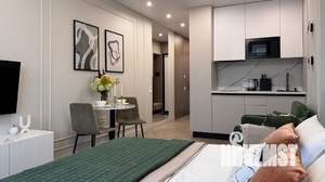 Студия квартира, посуточно, 26м2, 3/6 этаж