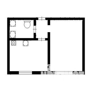 1-к квартира, на длительный срок, 40м2, 1/5 этаж