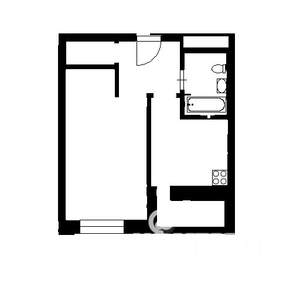 1-к квартира, на длительный срок, 34м2, 10/14 этаж