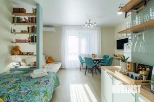 Студия квартира, посуточно, 35м2, 9/18 этаж