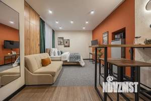 Студия квартира, посуточно, 37м2, 1/2 этаж