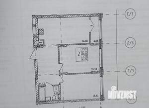 2-к квартира, на длительный срок, 64м2, 3/14 этаж