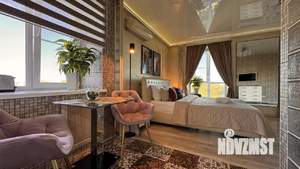 1-к квартира, посуточно, 38м2, 1/1 этаж