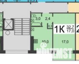 1-к квартира, на длительный срок, 33м2, 5/9 этаж