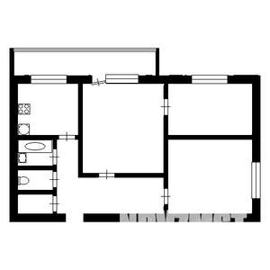 3-к квартира, на длительный срок, 56м2, 4/5 этаж