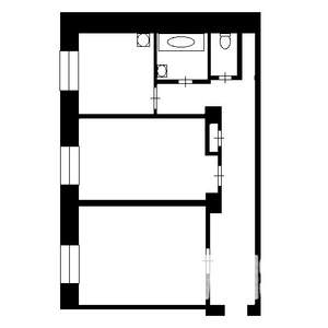 2-к квартира, на длительный срок, 60м2, 5/5 этаж