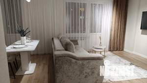 1-к квартира, посуточно, 50м2, 1/1 этаж