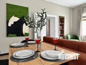 1-к квартира, посуточно, 55м2, 2/3 этаж