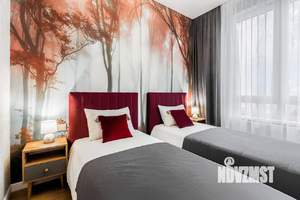 2-к квартира, посуточно, 42м2, 1/1 этаж