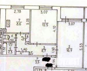 2-к квартира, на длительный срок, 49м2, 8/10 этаж